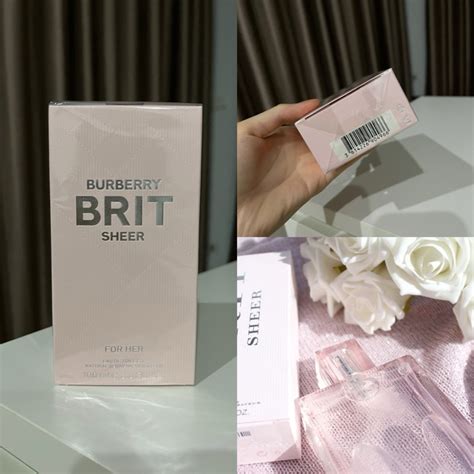 burberry brit sheer edt หอมไหม|กลิ่นน้ํา Burberry.